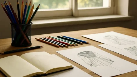 ابزار و وسایل طراحی لباس