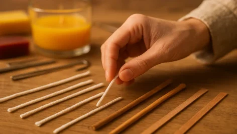 فیتیله شمع را چگونه انتخاب کنیم؟