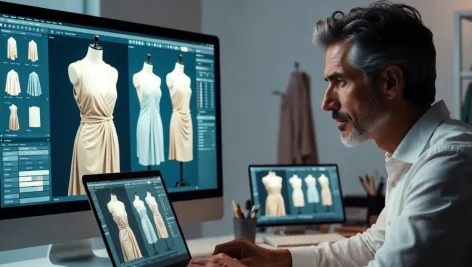 طراحی لباس با دست یا نرمافزار 23 طراحی لباس با دست یا نرمافزار